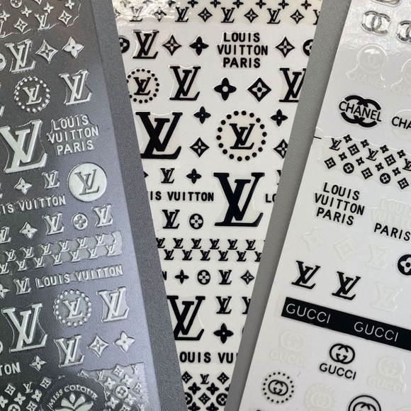 NWT Nail Art Design Decal Stickers N°54 GID! - Picture 7 of 11